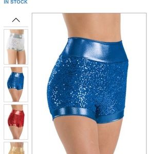 NWT BALERA HIGH WAISTED SEQUIN SHORTS